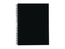 ELCO Collegeblock A5 5 mm kariert Schwarz, 1 Stück