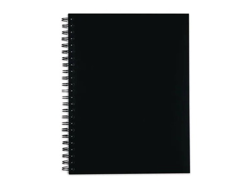 [90099681 1002941] ELCO Collegeblock A5 5 mm kariert Schwarz, 1 Stück