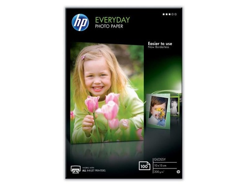 [90099695 218508] HP Fotopapier 10 x 15 cm 200 g/m² 100 Stück