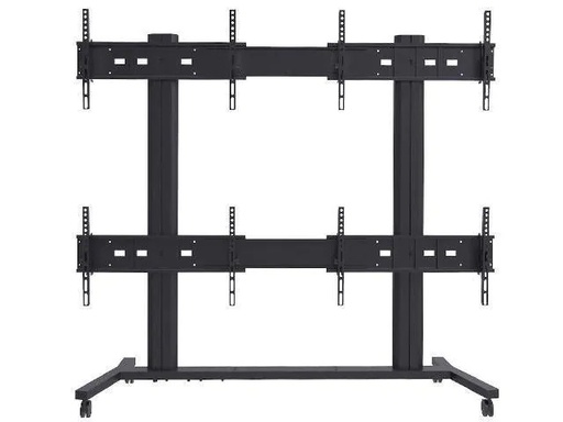 [90099849 325855] Multibrackets TV-Trolley Video Wall Stand 4-Screens 9710 Schwarz